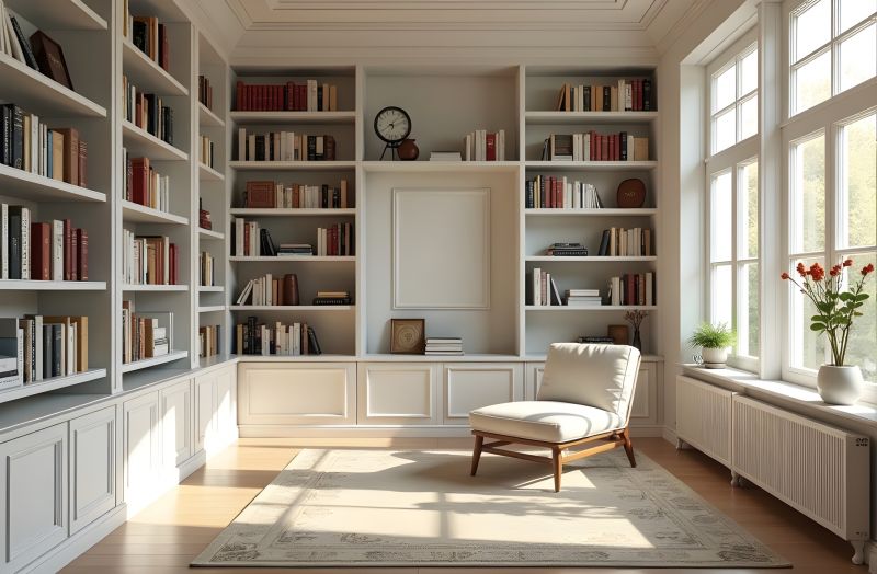 Custom Bookshelves Installation in Charlotte, NC